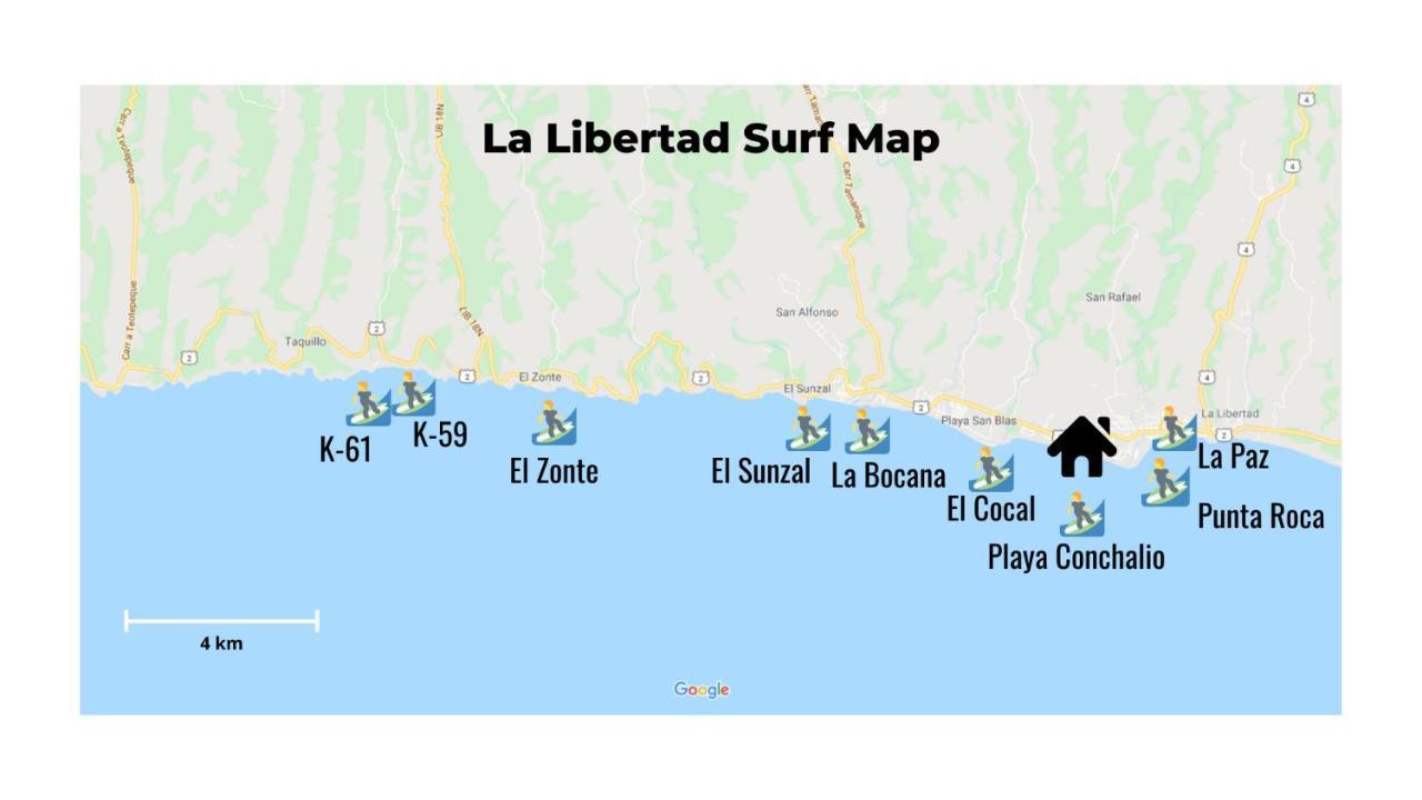Pelicano Surf Camp La Libertad Exterior photo